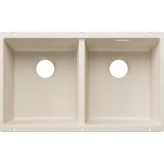 BLANCO SUBLINE 350/350-U Silgranit delikatny biały, bez...