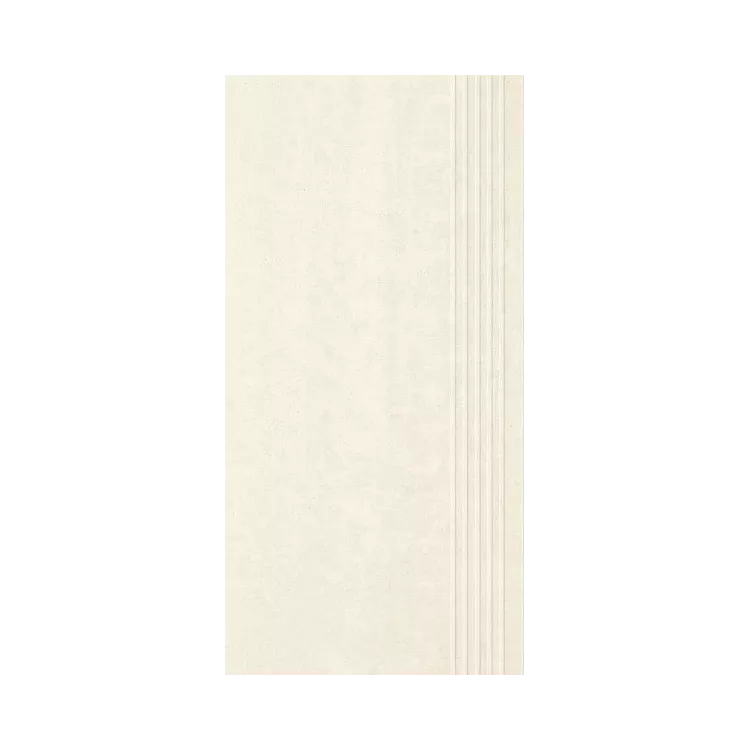 Paradyż DOBLO BIANCO STOPNICA PROSTA NACINANA MAT. 29,8X59,8 G1 Paradyż DOBLO BIANCO STOPNICA PROSTA NACINANA MAT. 29,8X59,8 G1