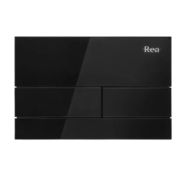 Rea PRZYCISK DO STELAŻA PODTYNKOWEGO T GLASS BLACK REA-E0051