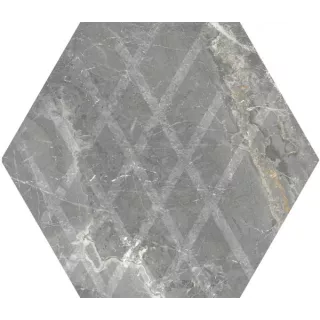 Paradyż MARVELSTONE LIGHT GREY HEKSAGON GRES SZKL. MAT. 19,8X17,1 G1