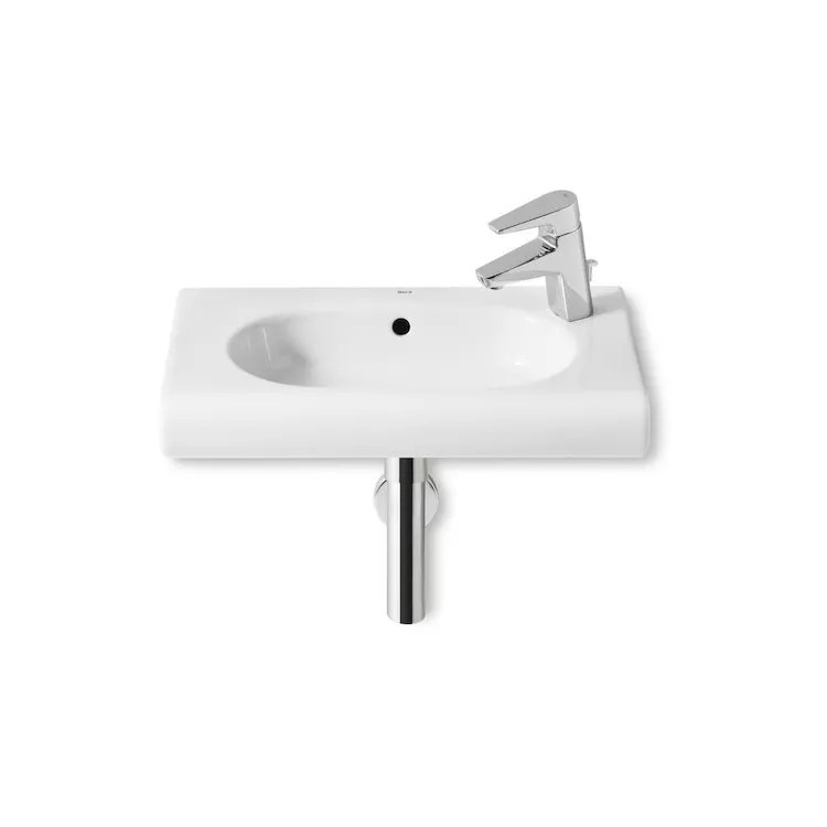 Roca MERIDIAN Umywalka ścienna 55 x 32 cm z otworem na baterię po prawej stronie A32724Y000 Roca MERIDIAN Umywalka ścienna 55 x 32 cm z otworem na baterię po prawej stronie A32724Y000