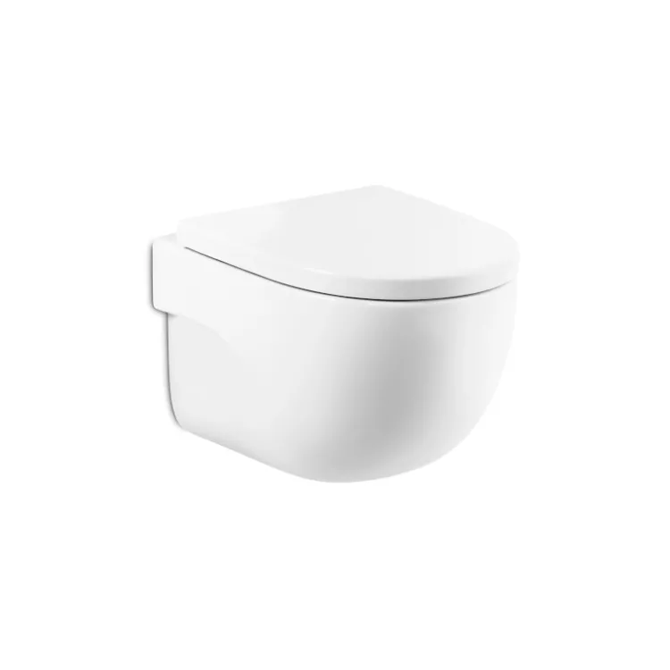 Roca MERIDIAN RIMLESS COMPACTO Miska podwieszana wc 48 cm Supraglaze® A346244S00