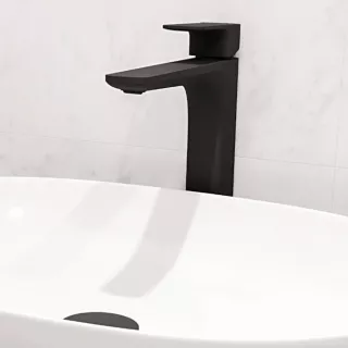 Excellent Keria bateria umywalkowa Czarna AREX.2002BL