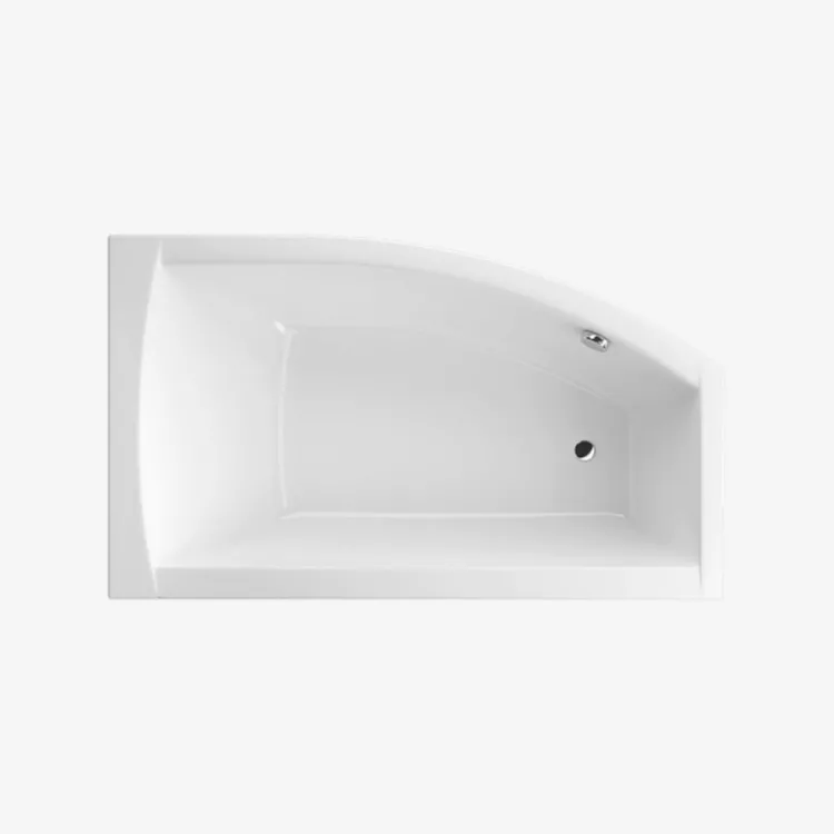 Excellent Magnus Wanna narożna prawa 160x95 cm Biała WAEX.MGP16WH