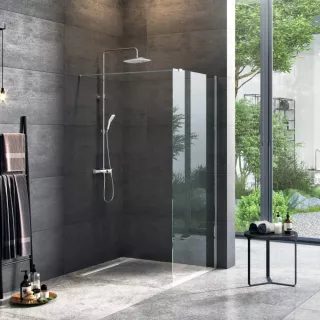 Excellent Vidoq Ścianka boczna Walk-In 100X200cm Chrom