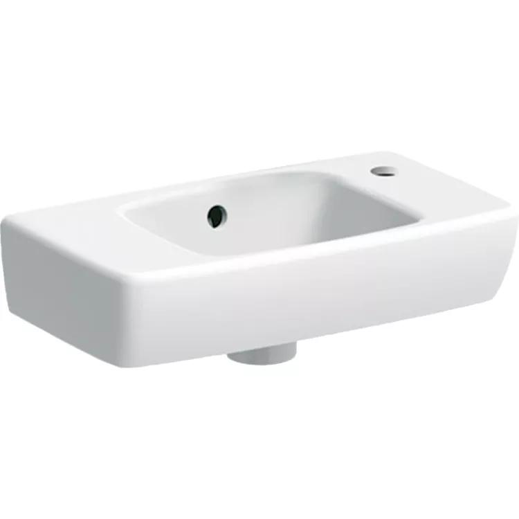 Geberit Selnova Compact Umywalka kompaktowa, B45cm, H14.5cm, T25cm, krótka 500.318.01.5 Geberit Selnova Compact Umywalka kompaktowa, B45cm, H14.5cm, T25cm, krótka 500.318.01.5