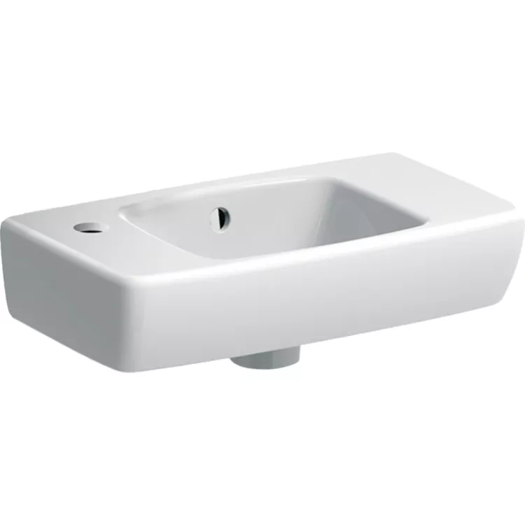 Geberit Selnova Compact Umywalka kompaktowa, B45cm, H14.5cm, T25cm, krótka 500.319.01.5 Geberit Selnova Compact Umywalka kompaktowa, B45cm, H14.5cm, T25cm, krótka 500.319.01.5