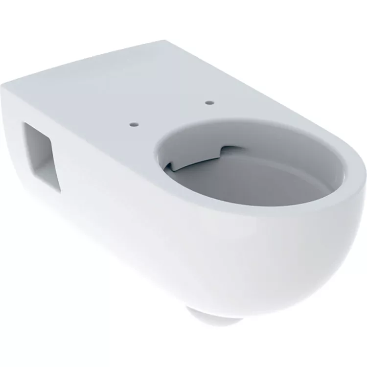 Geberit Selnova Comfort Premium Wisząca miska WC, lejowa, B35.5cm, H34.5cm, T70cm, długa, częściowo ukryte mocowania 500.693.01.