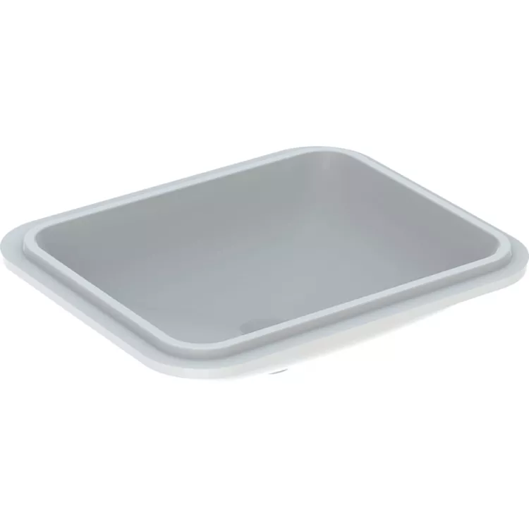 Geberit Variform Umywalka podblatowa, prostokątna, B58cm, H17.8cm, T49cm, bez przelewu, bez otworu na baterię 500.766.01.2