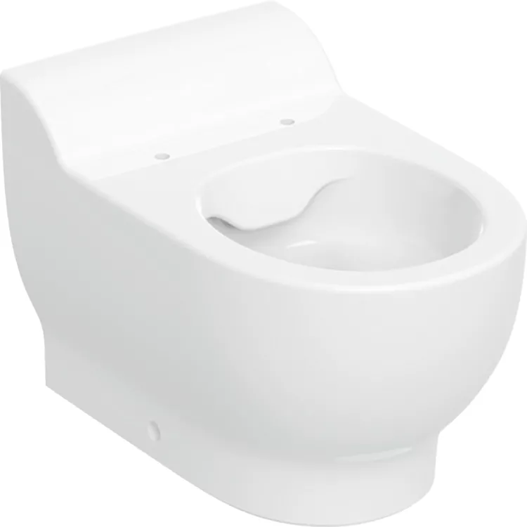 Geberit Stojąca miska WC dla dzieci Bambini, lejowa, Rimfree, do deski sedesowej 502.966.00.1