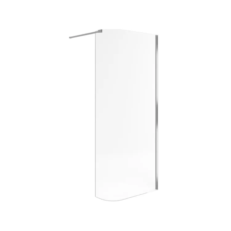 Excellent Vidoq Ścianka prysznicowa gięta Walk-inn 85x200 cm Chrom