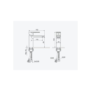 Bateria kuchenna GLAD chrom ARNL.1160CR