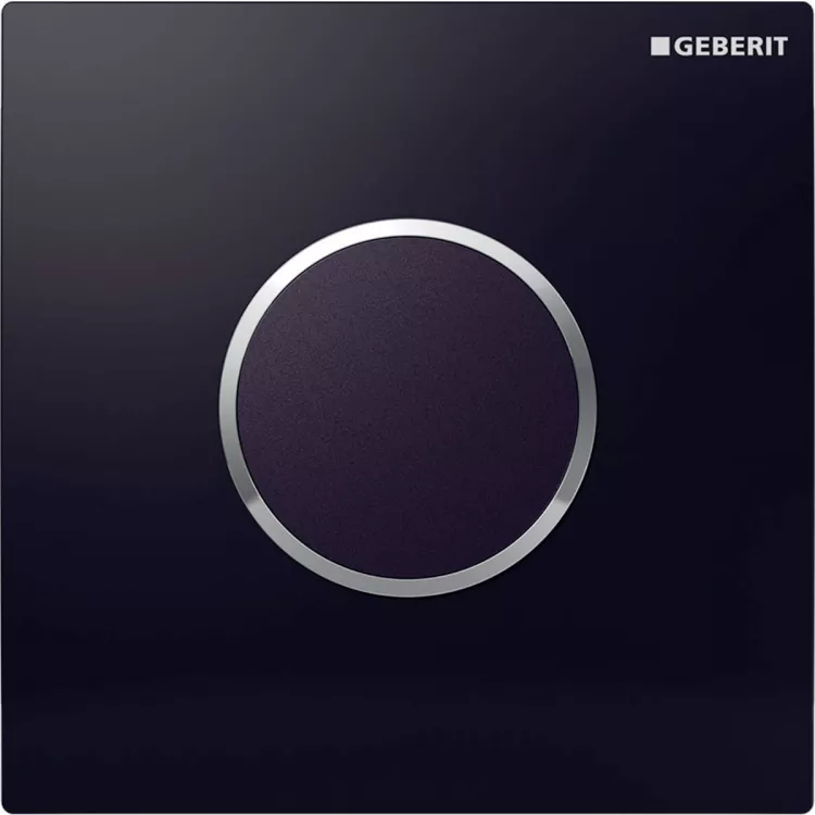 Geberit Elektroniczny zawór spłukujący do pisuaru, zasilanie 230V, Typ 10, czarny-chrom bł. 116.025.KM.1