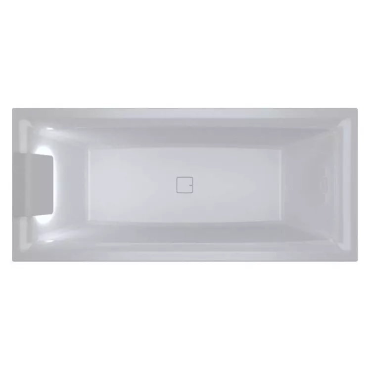 Riho Wanna prostokątna STILL SQUARE 170x75 biała + zagłówek + led