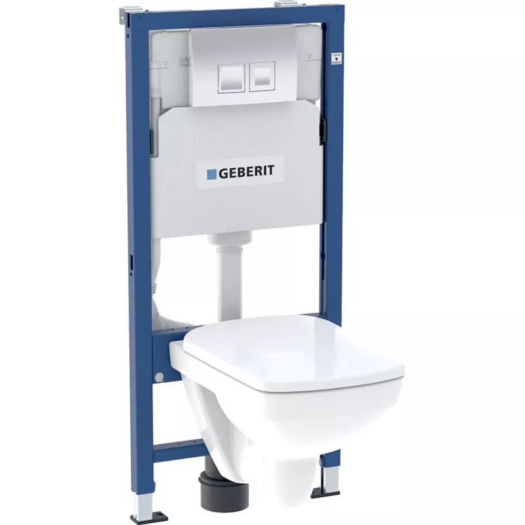 Geberit Zestaw stelażowy Duofix Basic Delta35 Selnova Square Compact 118.342.21.2