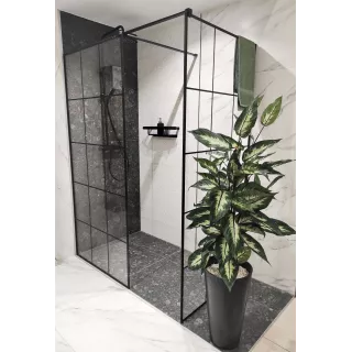 Radaway Modo New II Factory Kabina prysznicowa walk-in 90, czarna