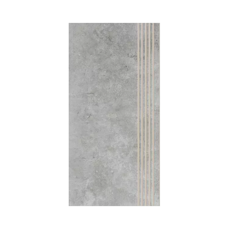 Paradyż SCRATCH GRYS STOPNICA PROSTA NACINANA POLPOLER 29,8X59,8 G1