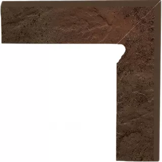 Paradyż SEMIR BROWN COKOL 2 EL.-PRAWY 8,1X30 G1