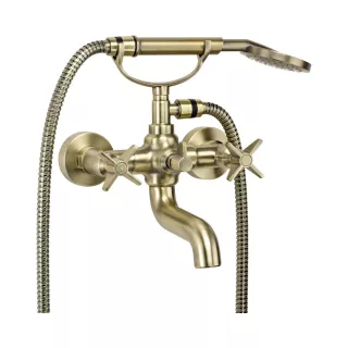 Deante Temisto Bateria wannowa Mosiądz