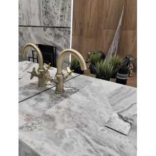 Deante Temisto Bateria umywalkowa Mosiądz