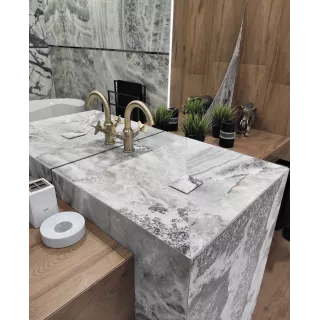 Deante Temisto Bateria umywalkowa Mosiądz