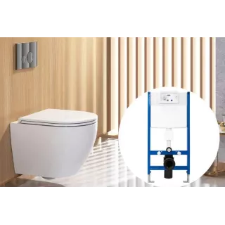 Rea PRZYCISK DO STELAŻA PODTYNKOWEGO H BLACK REA-E0111