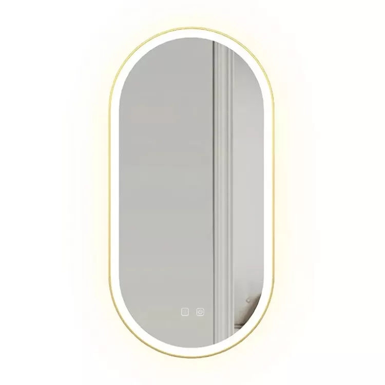 Rea LUSTRO LED OVL BRUSH GOLD 50X100CM HOM-02506