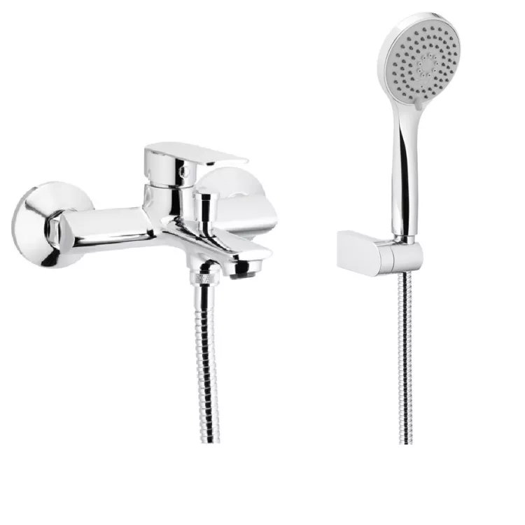 KFA Armatura AGAT bateria wannowa z natryskiem punktowym 4424-510-00