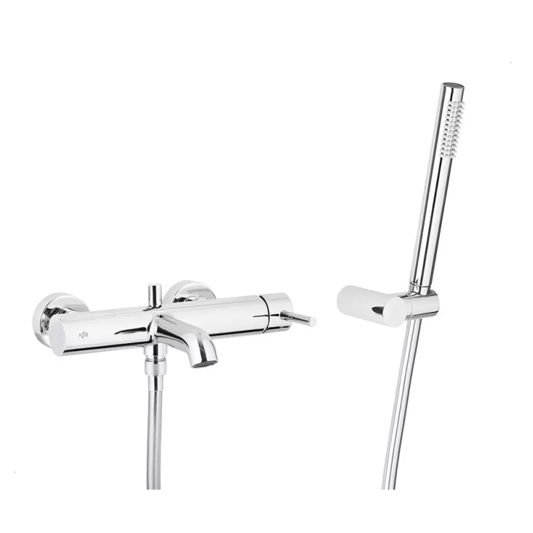 KFA Armatura MOZA CHROM bateria wannowa pozioma z natryskiem punktowym PREMIUM 5034-520-00