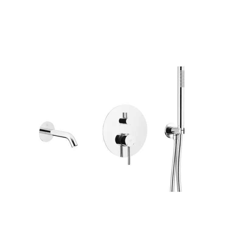KFA Armatura MOZA CHROM zestaw wannowy podtynkowy z baterią 3-funkcyjną 5039-401-00