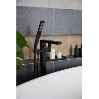 KFA Armatura LOGON BLACK bateria wannowa stojąca 5135-510-81