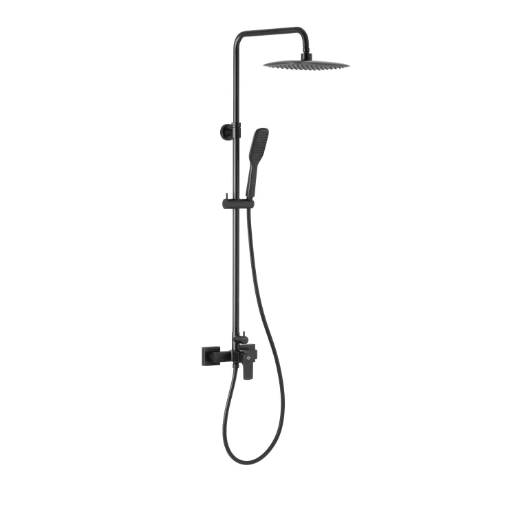 KFA Armatura MOKAIT BLACK deszczownia z baterią natryskową 5536-910-81