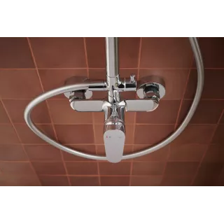 KFA Armatura OTAVA CHROM deszczownia z baterią natryskową 5556-910-00