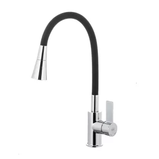 KFA Armatura RUMBA DUO bateria kuchenna z czarną wylewką...