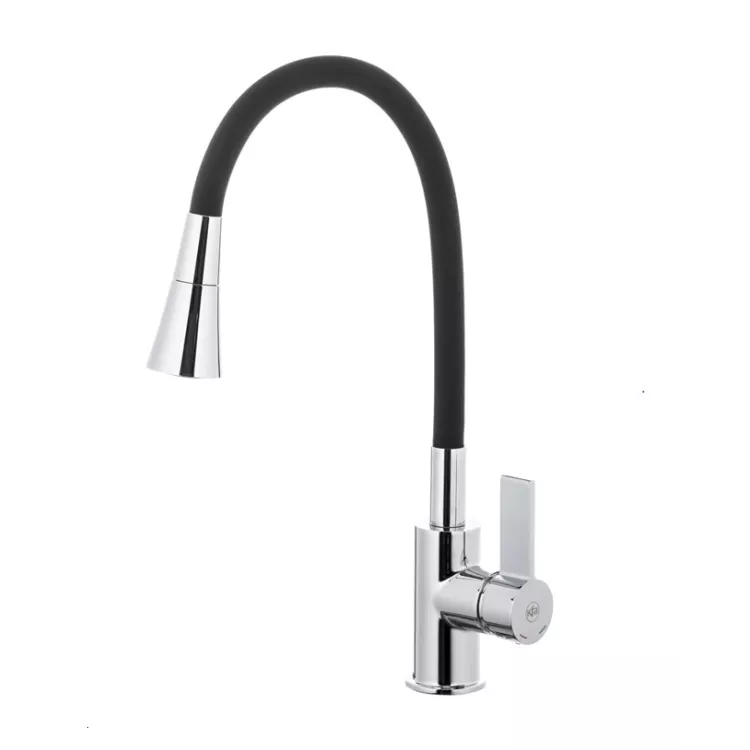 KFA Armatura RUMBA DUO bateria kuchenna z czarną wylewką 6553-925-00