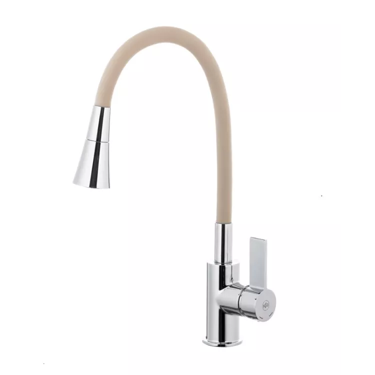 KFA Armatura RUMBA DUO bateria kuchenna z beżową wylewką 6553-925-51