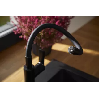 KFA Armatura RUMBA BLACK bateria kuchenna 6553-915-81