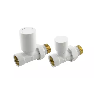 KFA Armatura zestaw grzejnikowy, prosty Komfort PRO,...