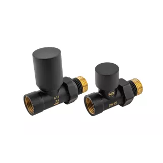 KFA Armatura zestaw grzejnikowy, prosty Komfort PRO,...