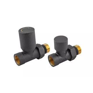 KFA Armatura zestaw grzejnikowy, prosty Komfort PRO,...