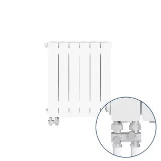 KFA Armatura grzejnik aluminiowy ADR500/D 6-elementowy...
