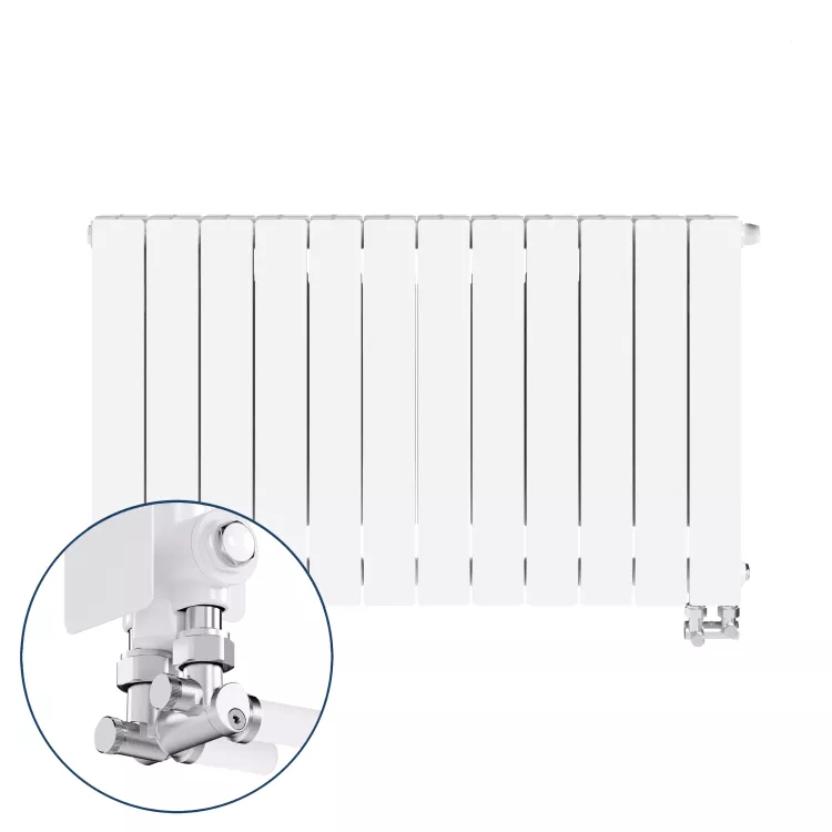 KFA Armatura grzejnik aluminiowy ADR500/D 12-elementowy 763-121-44