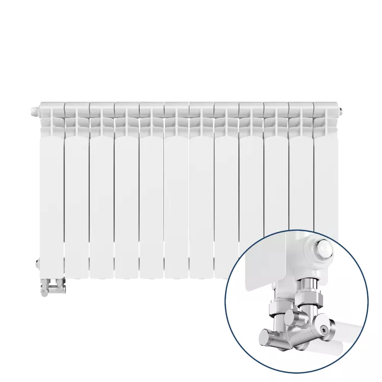 KFA Armatura Grzejnik aluminiowy G500F/D 12-elementowy 789-123-44