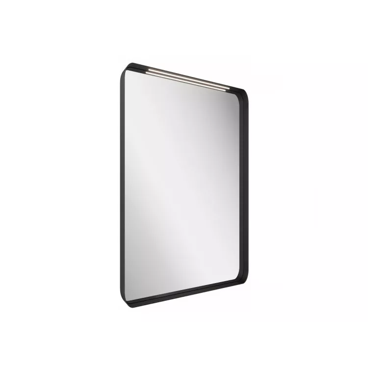 Ravak Lustro Strip 50x70 z oświetleniem, czarne X000001569