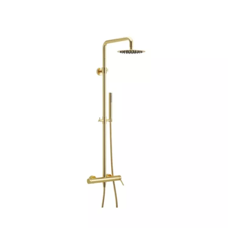 Excellent Pi Zestaw prysznicowy Natynkowy Rain Złoty AREX.1281GL