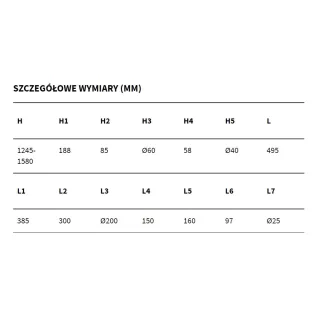 Excellent Pi Zestaw prysznicowy Natynkowy Rain Złoty AREX.1281GL
