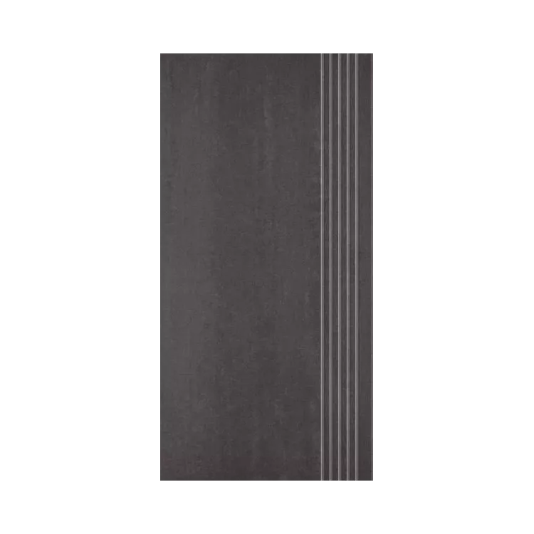 Paradyż DOBLO NERO STOPNICA PROSTA NACINANA MAT. 29,8X59,8 G1 Paradyż DOBLO NERO STOPNICA PROSTA NACINANA MAT. 29,8X59,8 G1