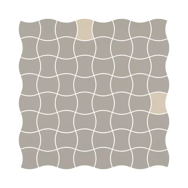 Paradyż MODERNIZM GRYS MOZAIKA PRASOWANA K.3,6X4,4 MIX B 30,86X30,86 G1