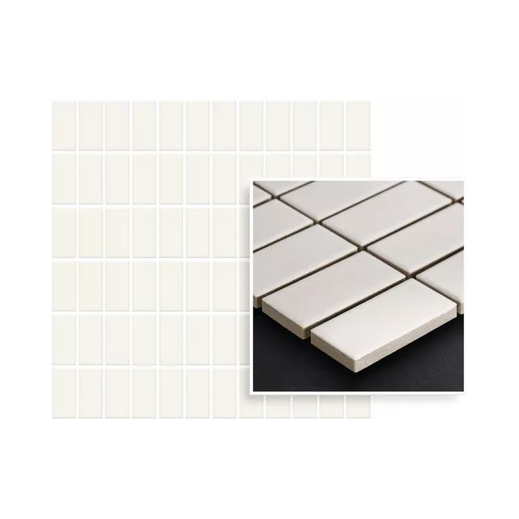 Paradyż ALBIR BIANCO MOZAIKA PRASOWANA K.2,3X4,8 29,8X29,8 G1 Paradyż ALBIR BIANCO MOZAIKA PRASOWANA K.2,3X4,8 29,8X29,8 G1