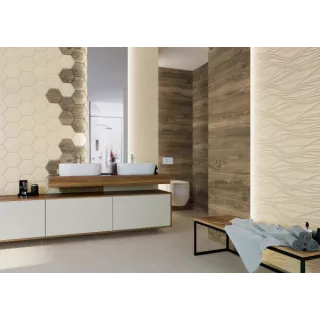 Paradyż SERENE BEIGE SCIANA STRUKTURA REKT. 25X75 G1